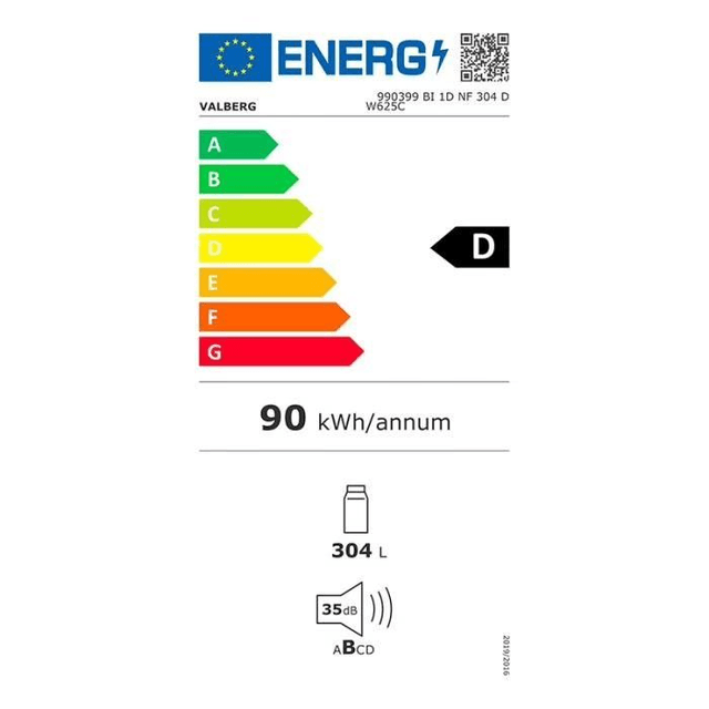 RÉFRIGÉRATEUR VALBERG 990399-BI1DNF304DW625C